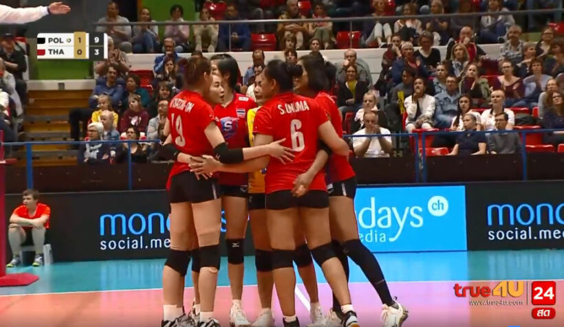 ดูย้อนหลัง ไทย – โปแลนด์ มองเทรอซ์ วอลเลย์บอล มาสเตอร์ 2019 รอบรองชนะเลิศ | The Thaiger