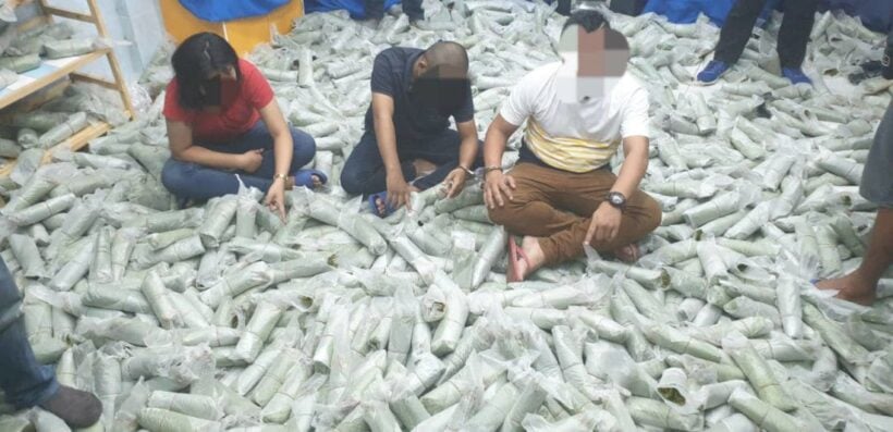 Three suspects arrested with over 500 kilograms of kratom in Kathu, Phuket