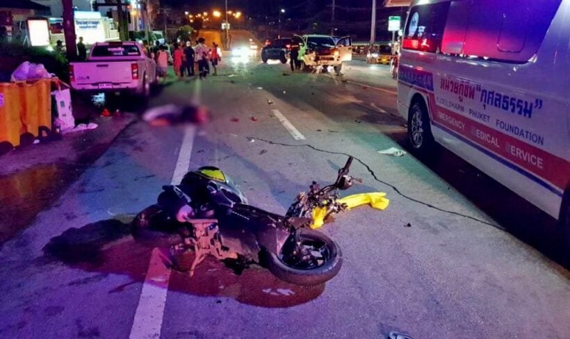 German motorbike driver dies on Patong Hill, Phuket