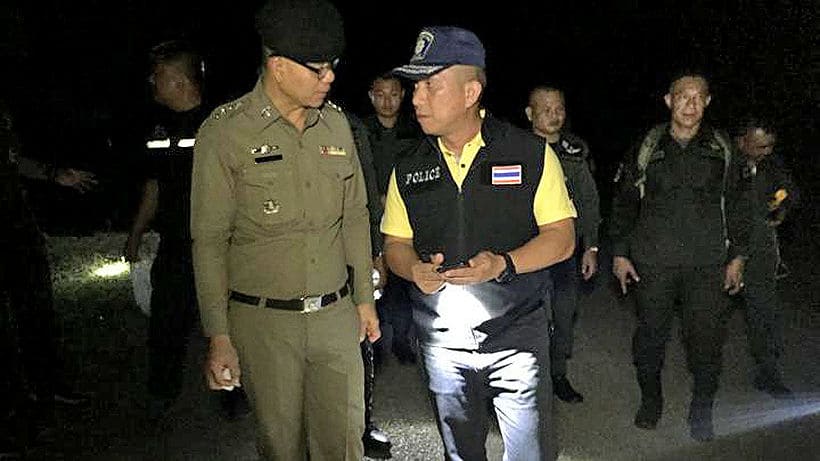 Manhunt for drug suspect who ran over policeman in Surat Thani