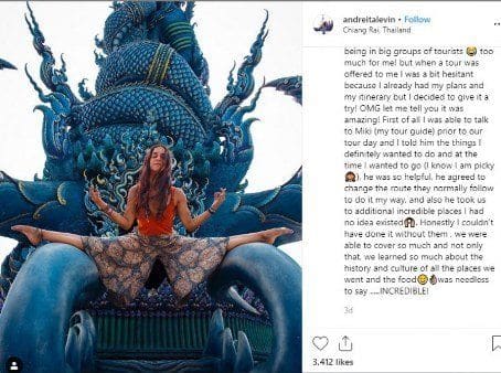 Thais outraged by tourist doing yoga poses at historic and sacred sites | News by Thaiger