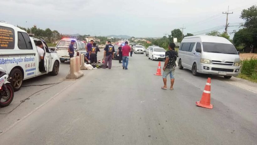 Teenager dies after motorbike collision in Chonburi – VIDEO