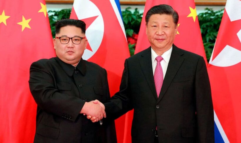 China-North Korea leaders meet. “Ties good for regional peace”