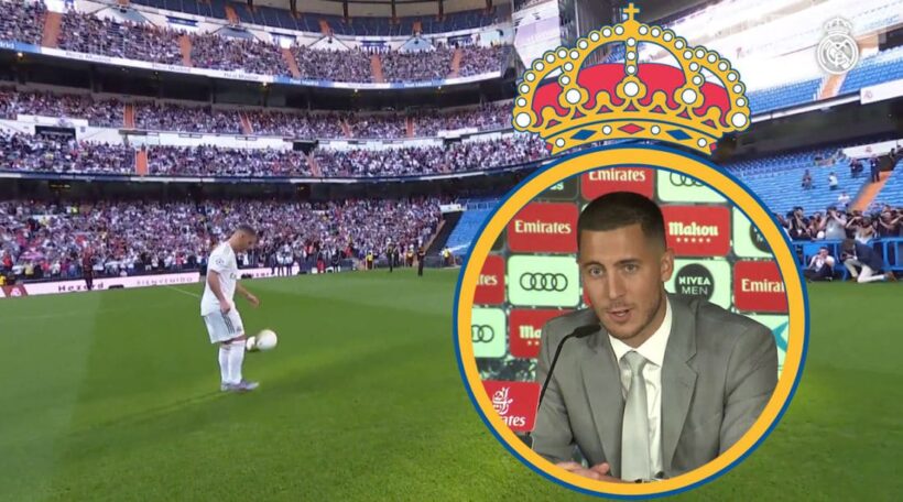เรอัล มาดริด เปิดตัว Eden Hazard อย่างเป็นทางการท่ามกลางแฟนราชันย์กว่า 50,000 คน | The Thaiger