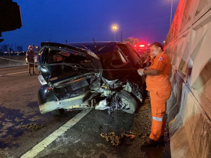 Bangkok driver killed waiting for help at roadside