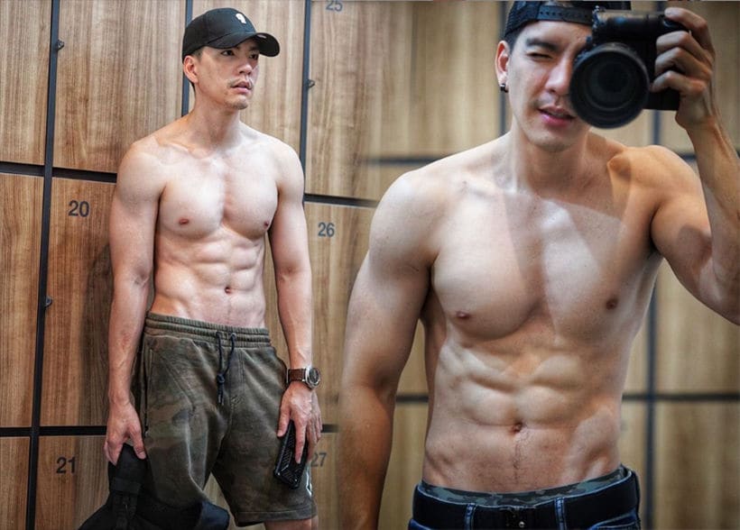 เทรนด์สายกล้ามมาแรง “นิว วงศกร” ถอดเสื้อโชว์กล้ามอกฟูฟิต | The Thaiger