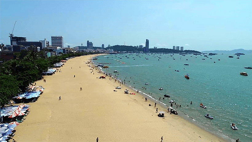 Reconstructed Pattaya Beach officially opened | Thaiger