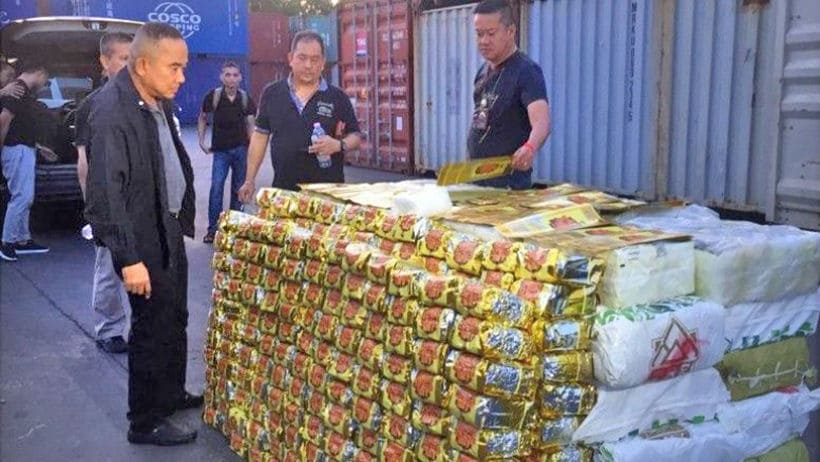 Two Chinese and two Thais arrested over huge ‘ice’ haul