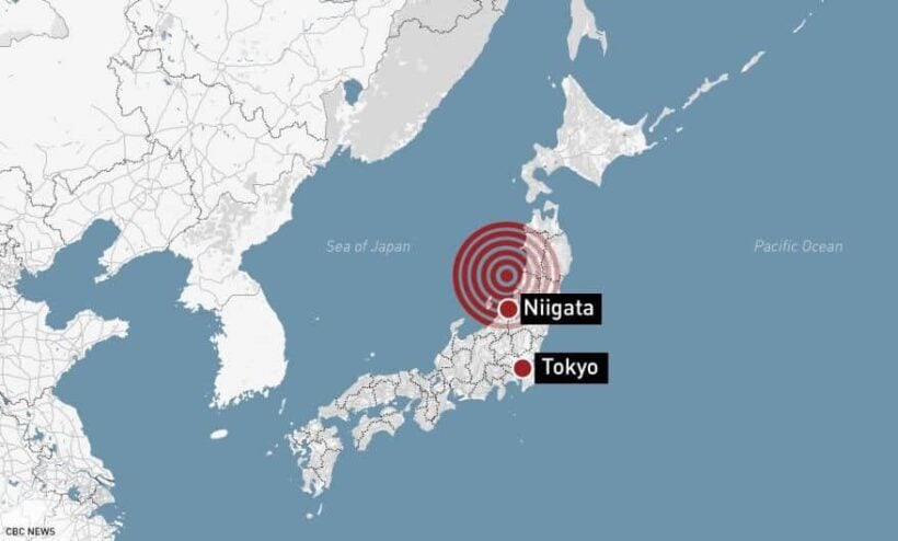 Earthquake rattles northwest Japan, triggers small tsunami