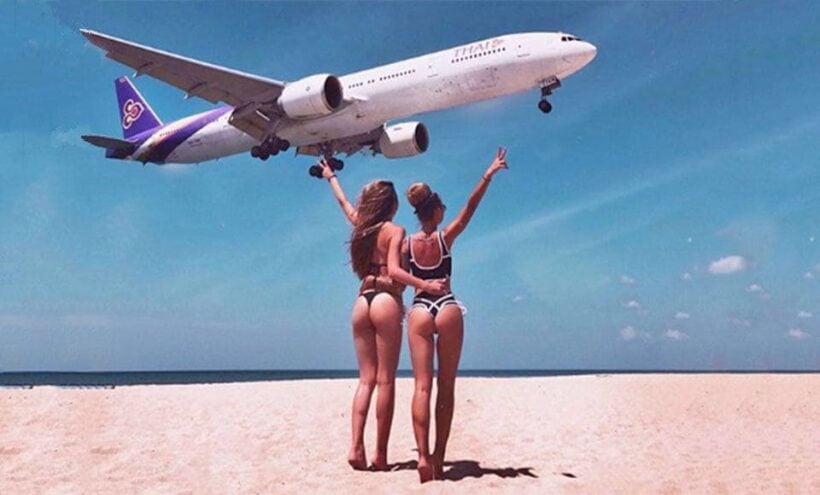 Phuket’s perfect plane-spotting selfie