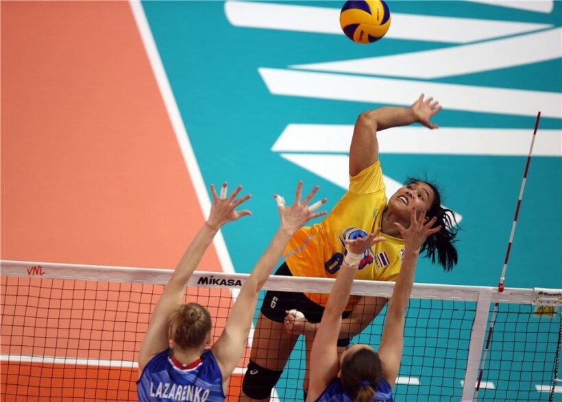 ดูย้อนหลังความมันส์ ไทยตบรัสเซีย 3-1 เซต ‘วอลเลย์บอล เนชั่นส์ ลีก 2019’ | The Thaiger