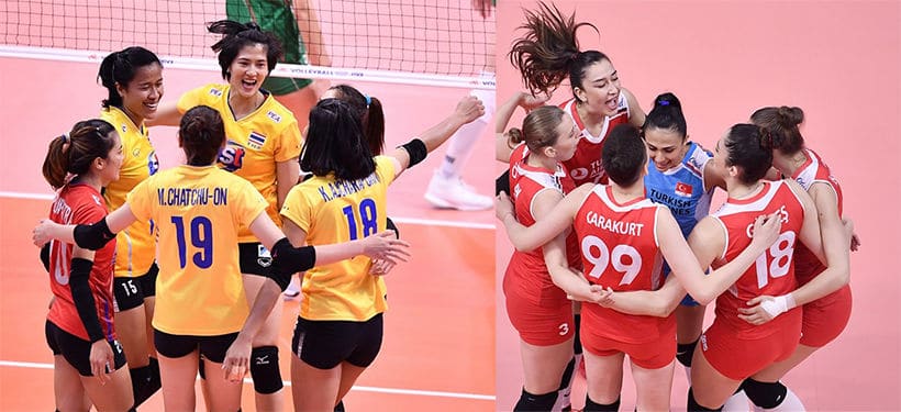 ระเบิดความมันส์ 6 มิ.ย. ไทย-ตุรกี “วอลเลย์บอล เนชั่นส์ ลีก 2019” -ลิงก์ถ่ายทอดสด | The Thaiger