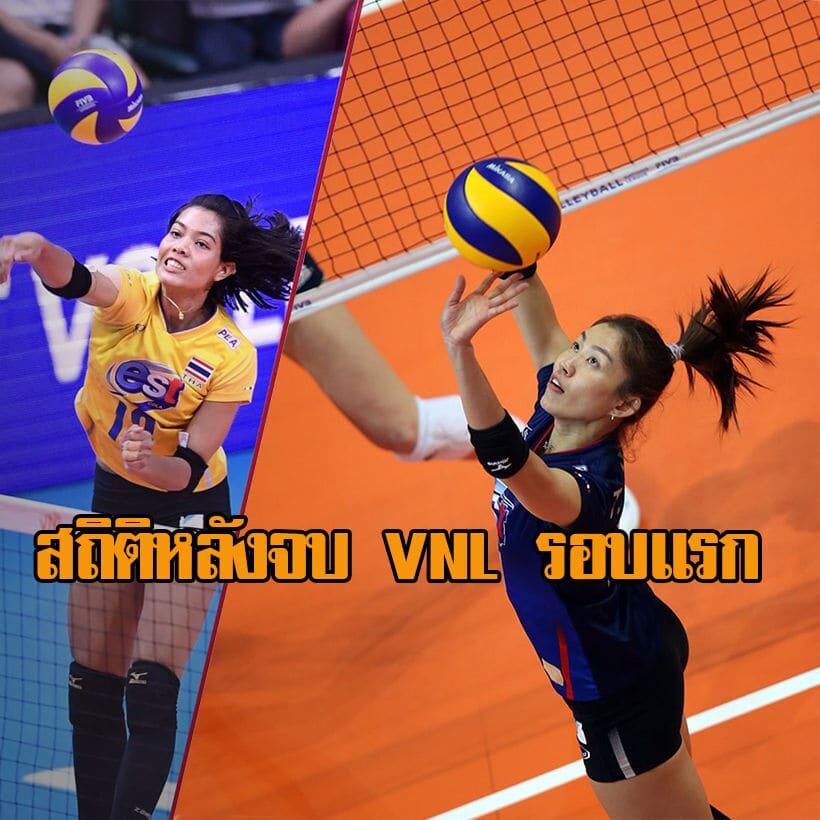 สถิติสาวไทยหลังจบ ‘วอลเลย์บอล เนชั่นส์ ลีก 2019’ รอบแรก นุสรายืน 1 | The Thaiger