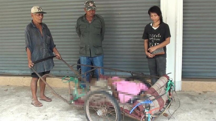 เศร้ามาก ลูกชายป่วยตาย พ่อไม่มีเงินทำศพ เข็ญรถมาวัดขอช่วยสงเคราะห์เผา | The Thaiger