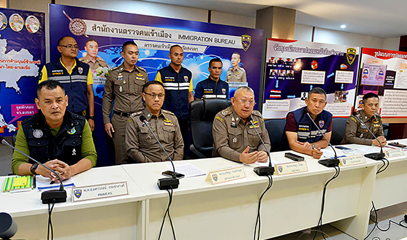 Over 600 foreigners arrested in southern Thailand for overstays and illegal entry