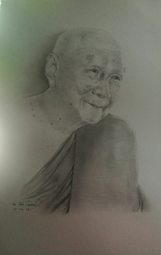 Great! Portrait artist Draw a beautiful picture, almost paralyzed. But do not give up the fate of Thaiger news