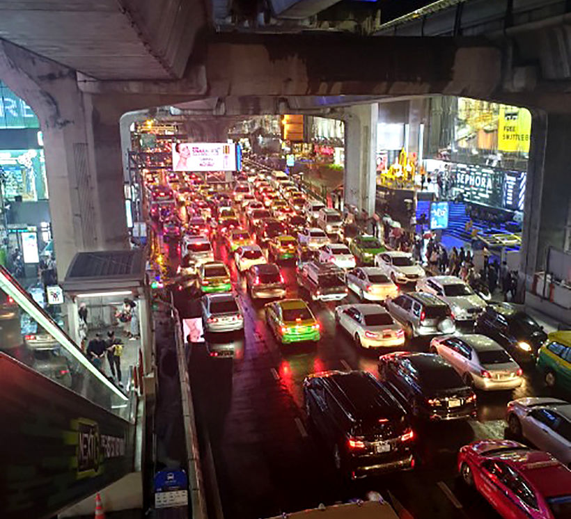 Bangkok gets a peak hour battering