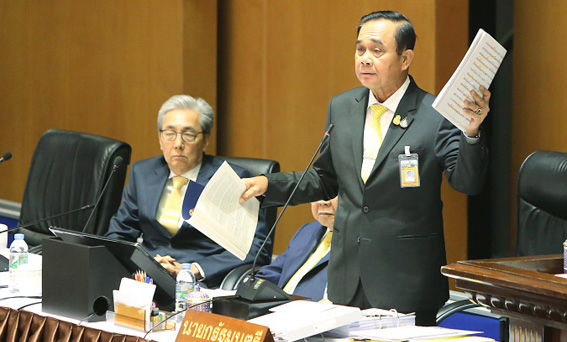 Accusations, working off-script and walk-outs. Day one in the new Thai parliament