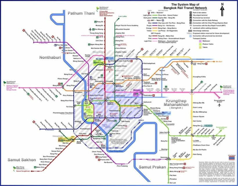 Bangkok Transit Map 