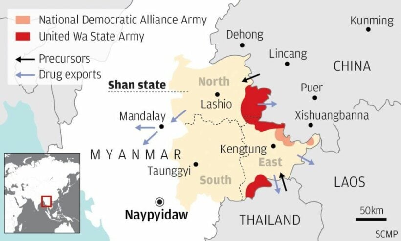 Booming regional meth industry - Thailand, Myanmar, China and Laos | News by The Thaiger