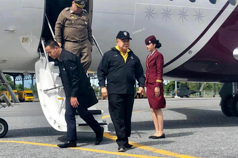 Police say posh private plane is not just for Prawit