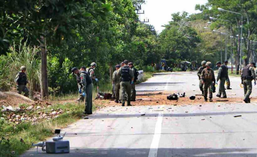 Roadside bomb in Narathiwat critically injures three rangers