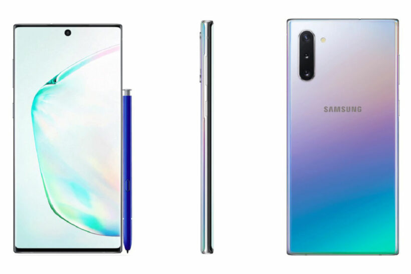 Samsung Galaxy Note 10 ยิ่งใกล้วัน ยิ่งชัดเจนกับภาพเรนเดอร์ล่าสุด | The Thaiger