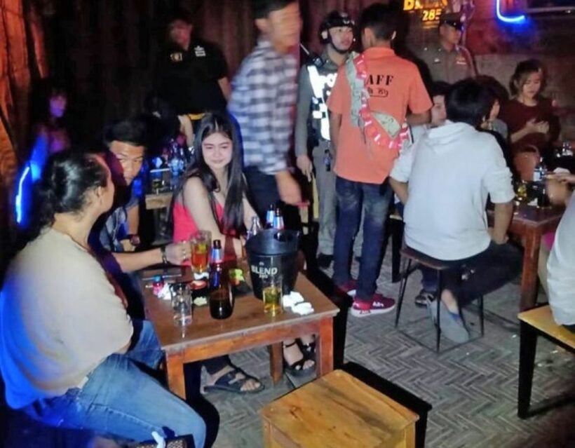 Pattaya police inspect three local bars following resident complaints