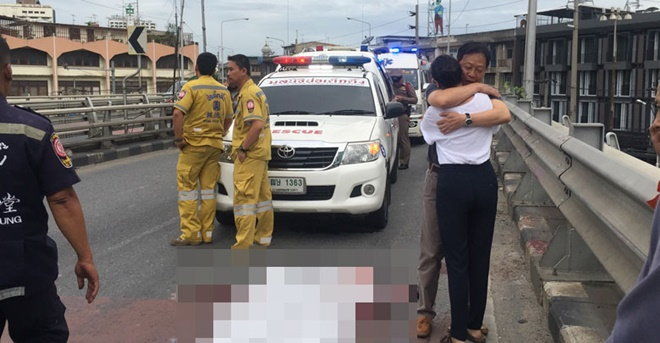 Big bike rider decapitated in horror crash in Bangkok