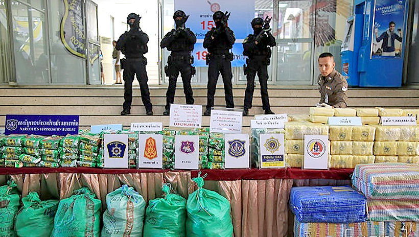 Thai politician sought after quartet arrested with large drugs haul