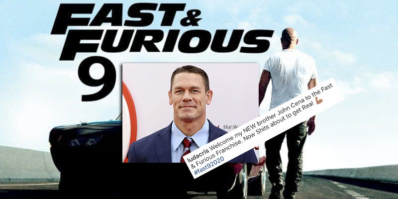 หลักฐานยืนยัน John Cena ร่วมแสดง Fast 9 แน่นอน บทดีหรือร้าย ต้องคอยดู | The Thaiger