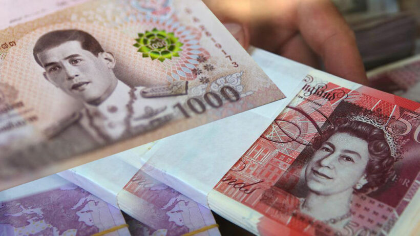 British and Australian expats and tourists ponder the Thai baht