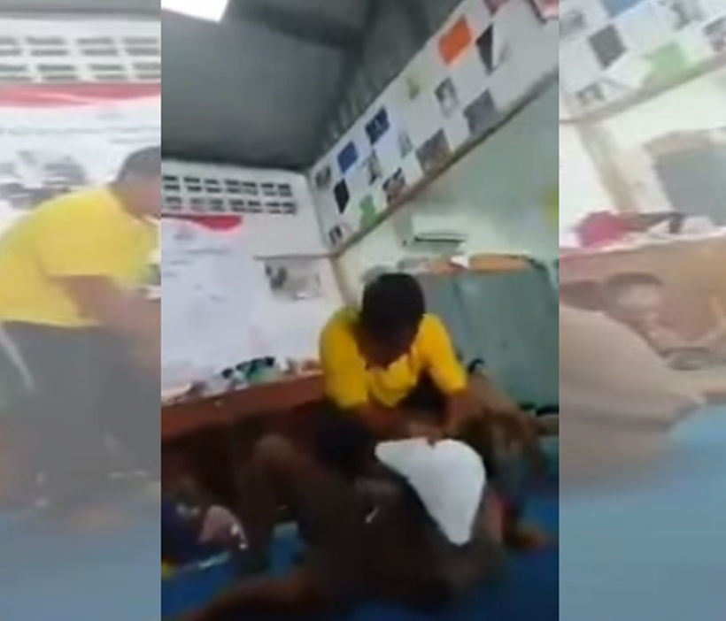 คลิปครูพละกระชากหัวนักเรียน ที่แท้เป็นคนขี้เล่น เคลียร์เรื่องจบแล้ว | The Thaiger