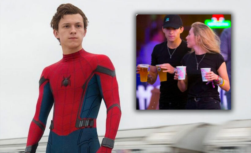 หลุดภาพ Tom Holland กับสาวผมบลอนด์ปริศนา งานนี้ MJ หรือจะสู้ Gwen Stacy | The Thaiger