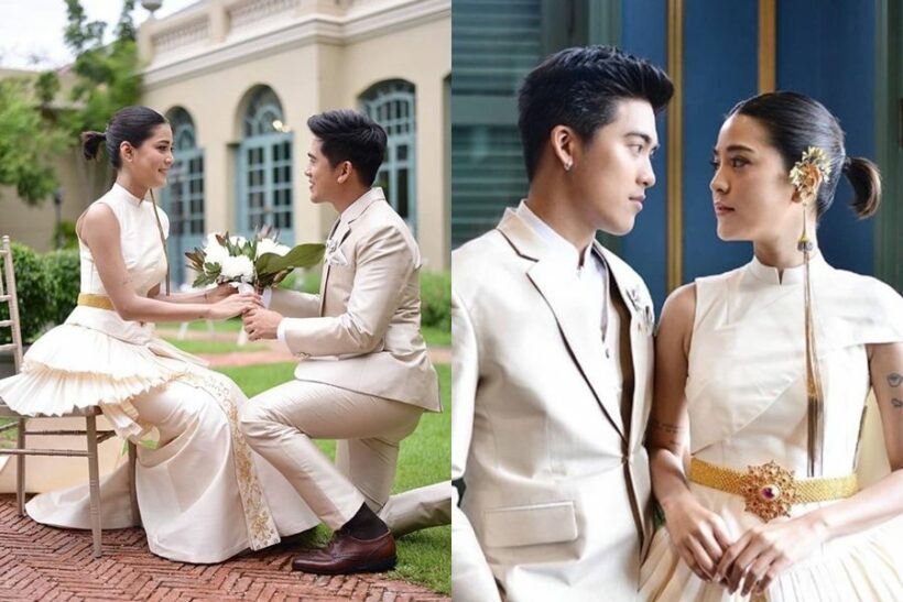 แต่งอีกคู่แล้ว! “สายป่าน” ควง “วุฒิ” เข้าพิธีแต่งงาน | The Thaiger