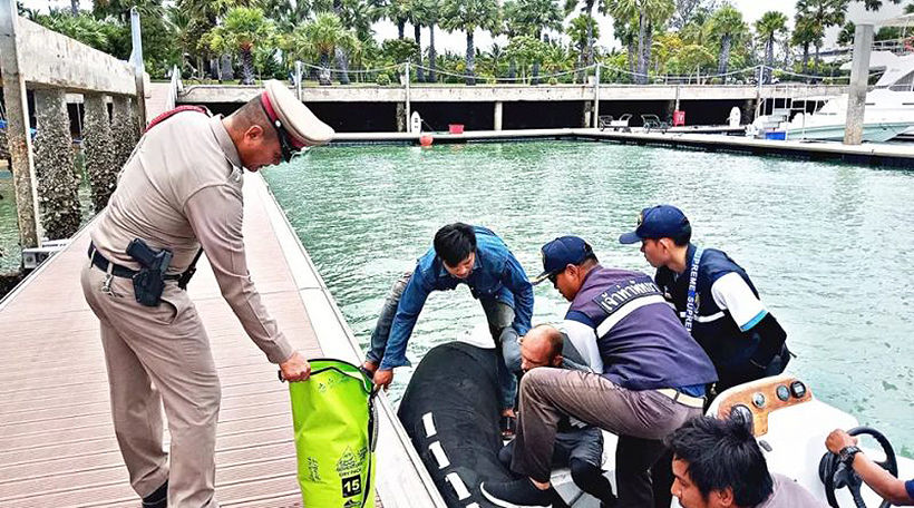 Canadian nuisance arrested in Pattaya for harassing people with his jet ski