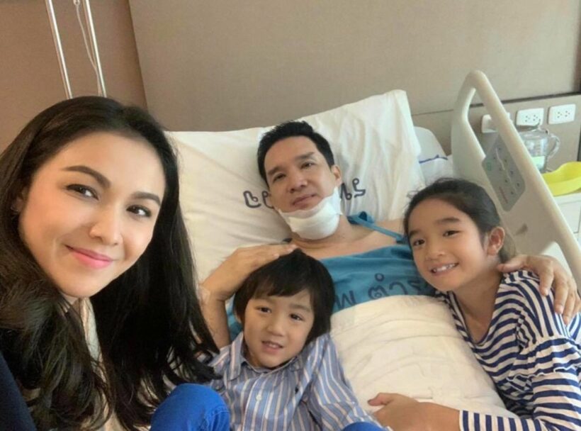 บรู๊ค ดนุพร เข้าผ่าตัด กบ สุวนันท์ และลูกให้กำลังใจ | The Thaiger