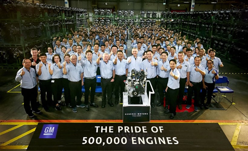 Thai GM’s diesel plant in Rayong builds 500,000th engine