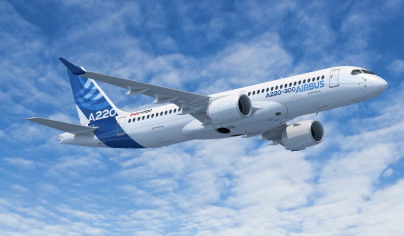 New Airbus A220 drops into Bangkok during Asia Pacific tour