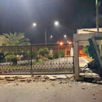 ATM destroyed in front of University in Pattani, police looking for 10 suspect attackers | Thaiger