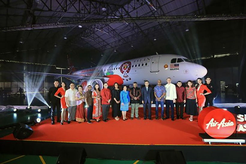 Air Asia celebrates ASEAN Day with a special Airbus A320