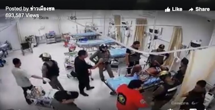 A volunteer rescuer exacts revenge for a friend in a Chon Buri Hospital – VIDEO