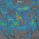 Podul plods towards Vietnam&#8217;s coast and will bring rain to northern Thailand over weekend | Thaiger