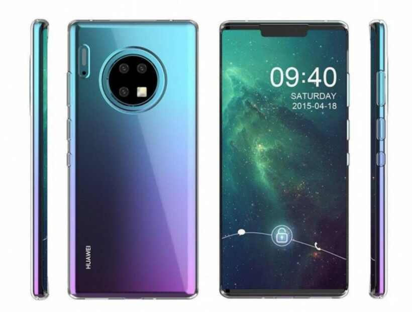 หลุดภาพ Huawei Mate 30 เผยโมดูลกล้องกลม และลำโพงหลังสุดแปลก | The Thaiger