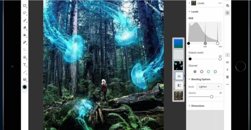 Adobe เริ่มปล่อยให้ทดสอบ Photoshop เวอร์ชั่นสำหรับ iPad คาดเปิดตัวพฤษจิกายนนี้ | The Thaiger