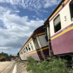 Train derails heading south from Bangkok | Thaiger