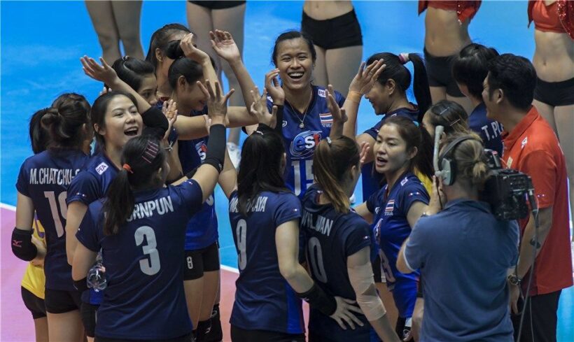ไทยคว่ำนิวซีแลนด์ ขึ้นแชมป์กลุ่ม C วอลเลย์บอลชิงแชมป์เอเชีย | The Thaiger