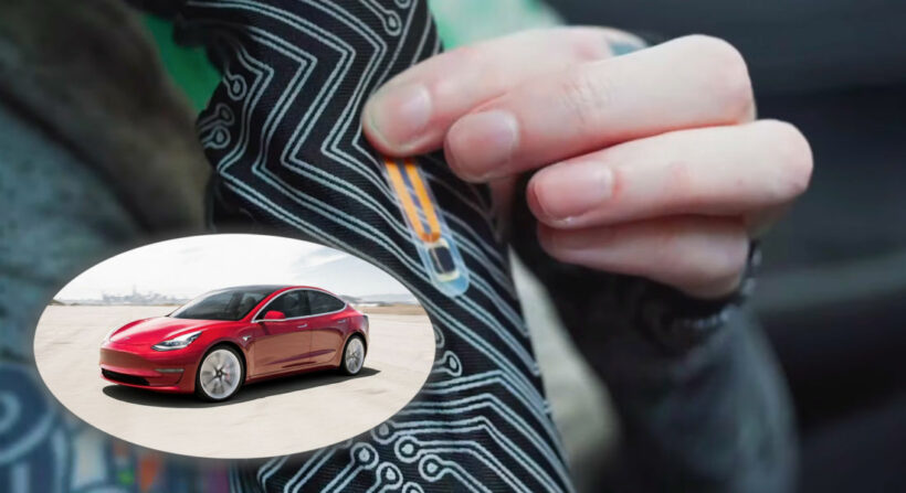 สาวฝังชิพกุญแจรถ Tesla Model 3 ใส่แขน หมดปัญหาลืมกุญแจ/กุญแจหาย | The Thaiger