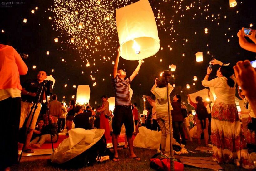 Lanterns grounded in Chiang Mai for Loy Krathong world record attempt