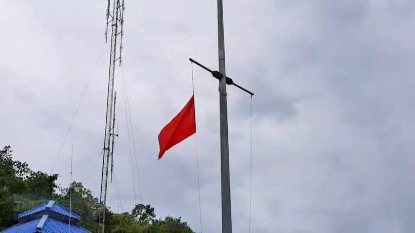 Red flags up at Bali Hai – weather warnings for Pattaya area